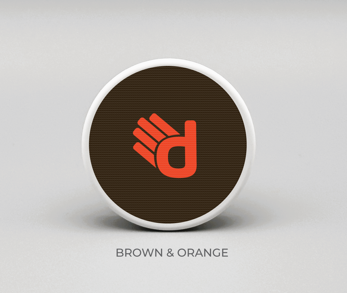 Team Drydots - Brown & Orange