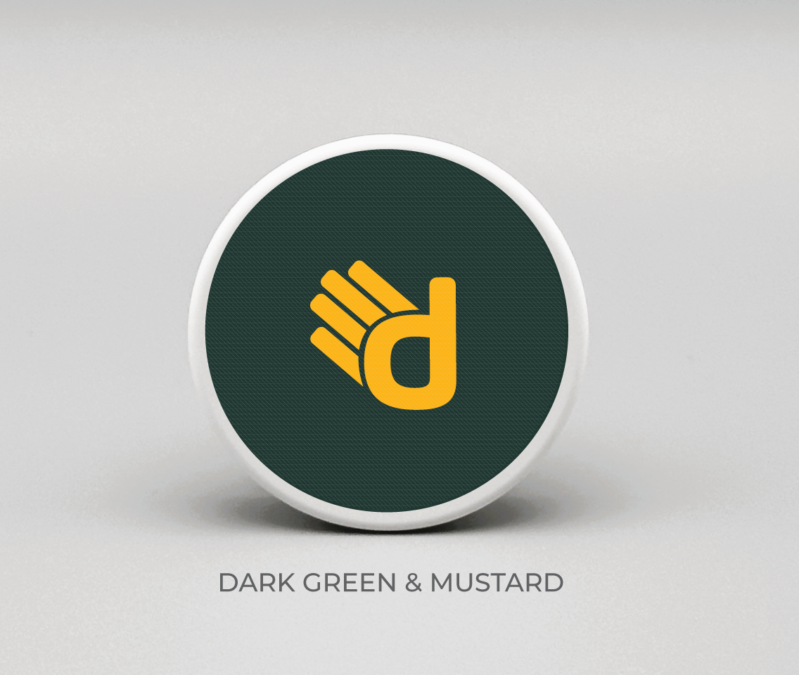 Team Drydots - Dark Green & Mustard