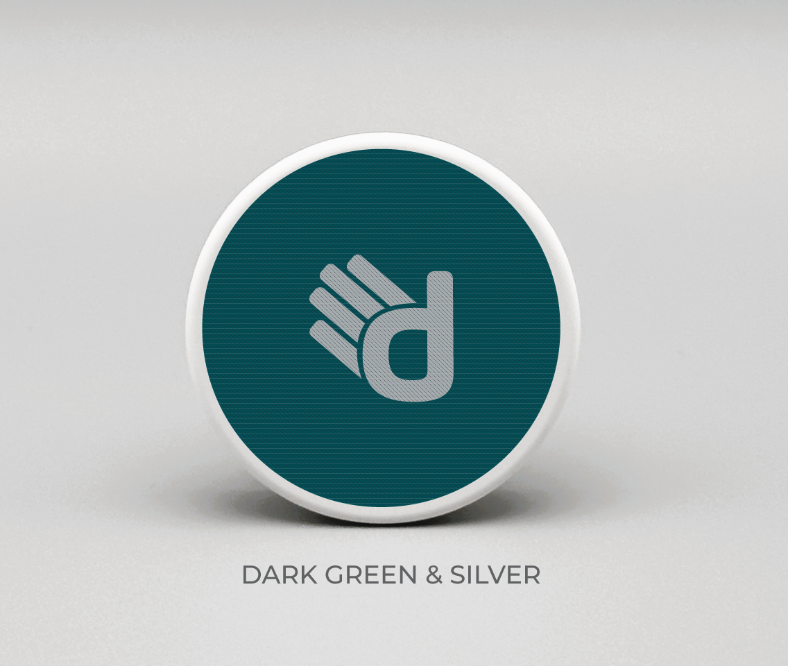 Team Drydots - Dark Green & Silver