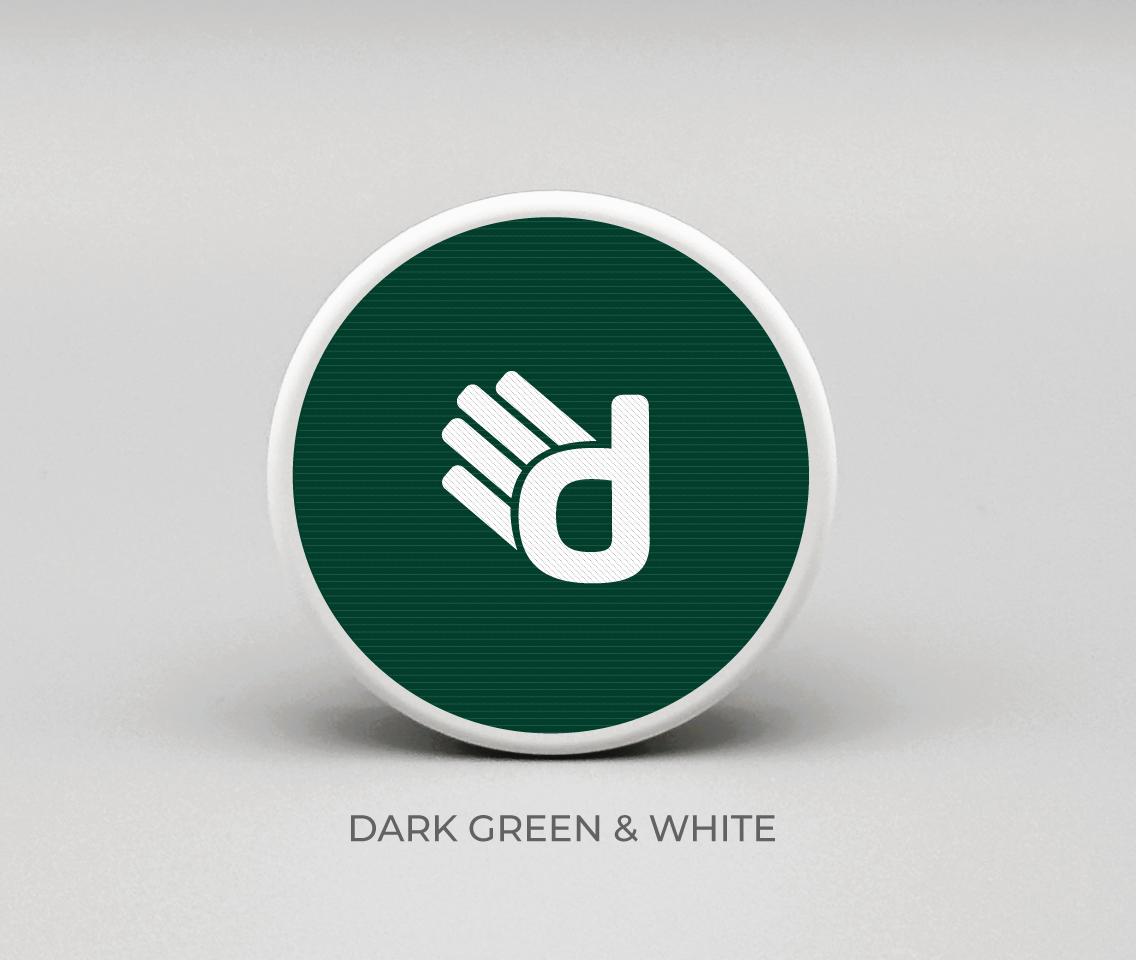 Team Drydots - Dark Green & White