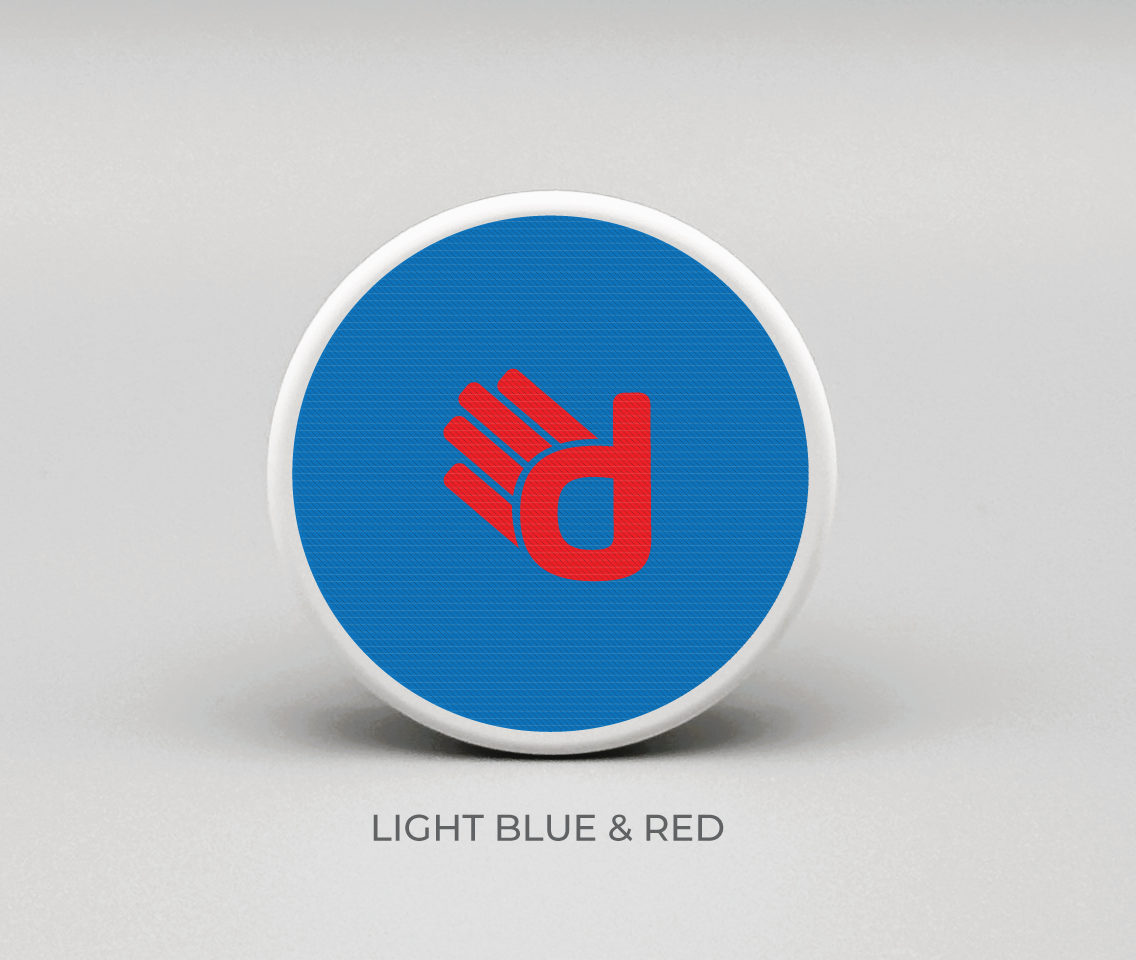 Team Drydots - Light Blue & Red