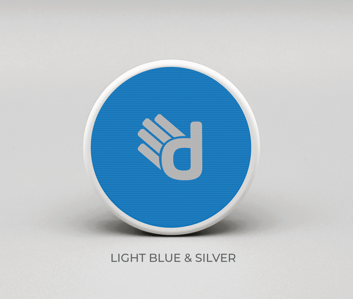 Team Drydots - Light Blue & Silver