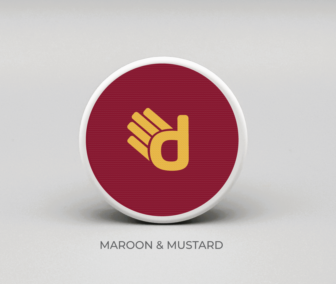 Team Drydots - Maroon & Mustard