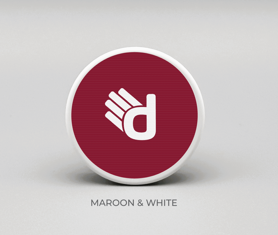 Team Drydots - Maroon & White