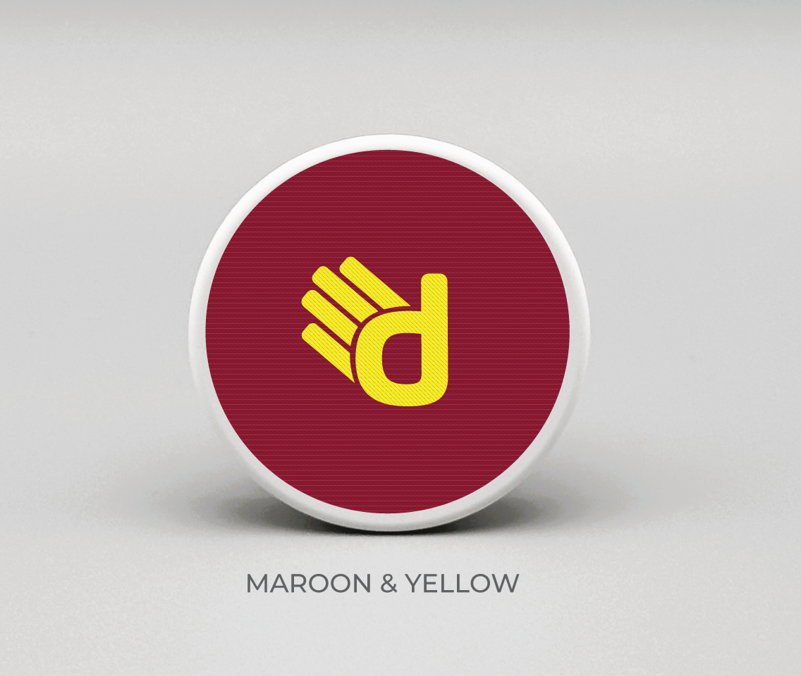 Team Drydots - Maroon & Yellow