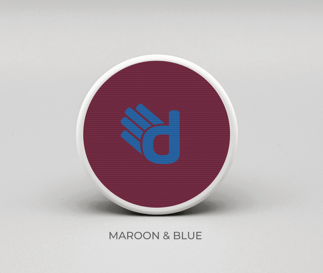Team Drydots - Maroon & Blue