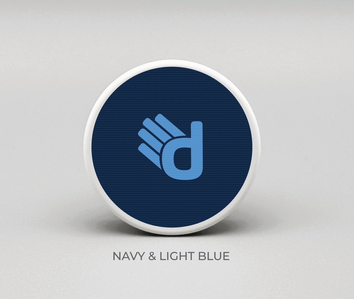 Team Drydots - Navy & Light Blue